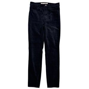 {GAP 1969} "True Skinny Super High Rise" True Black Velvet Jeans